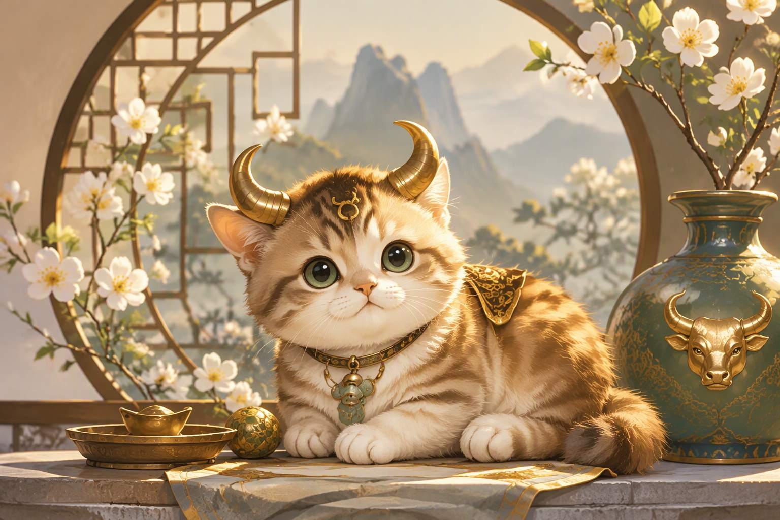 金牛座猫咪版画法 金牛座猫咪版画法