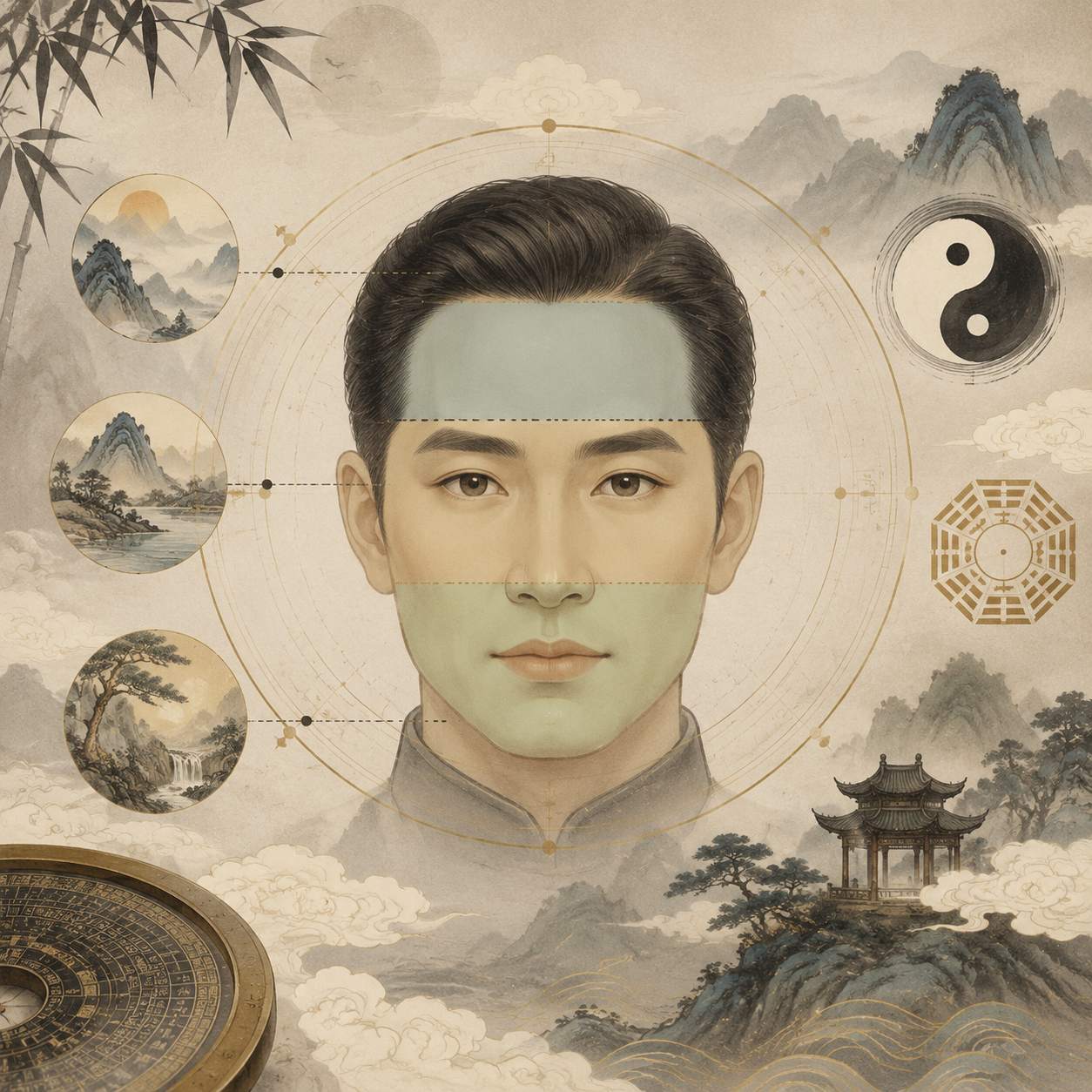 流年面相男命解析 流年面相男命解析