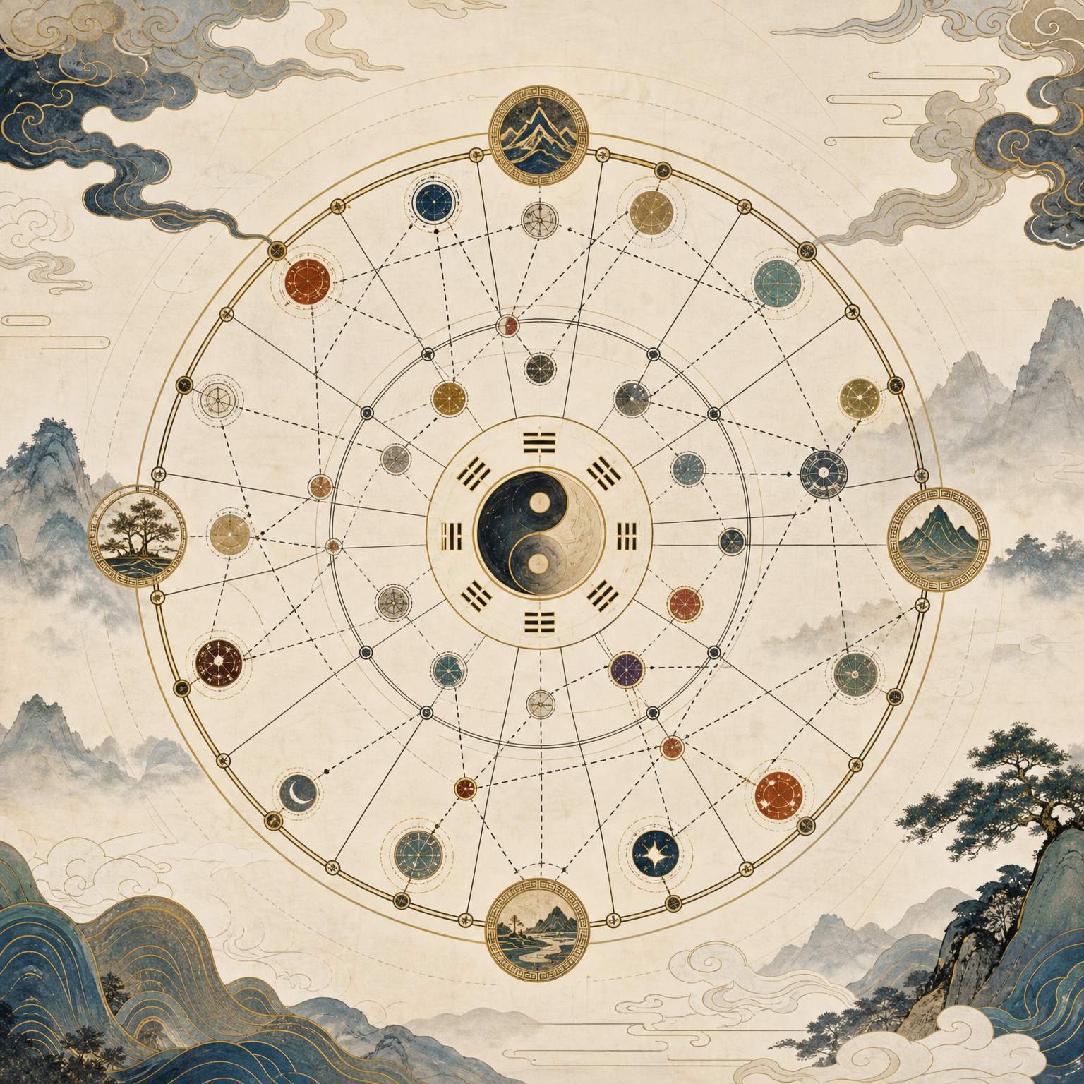 命盘虚线含义解析 命盘虚线含义解析