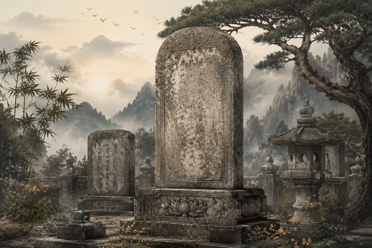 墓碑上的文字褪色有说法吗