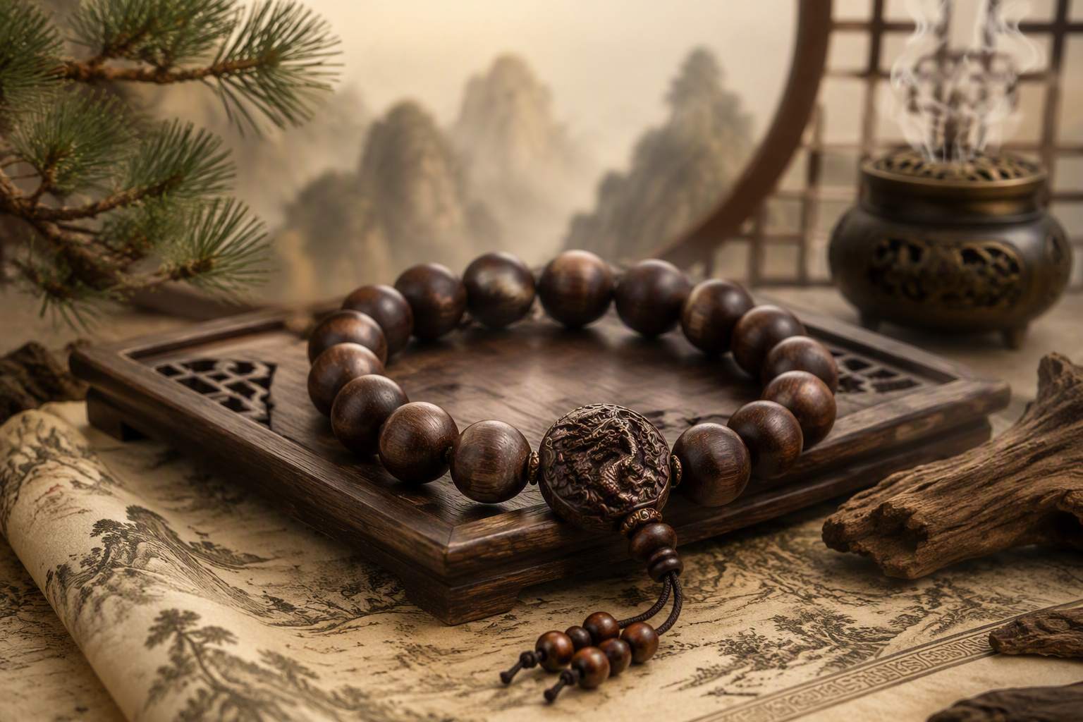 属龙戴檀木好吗