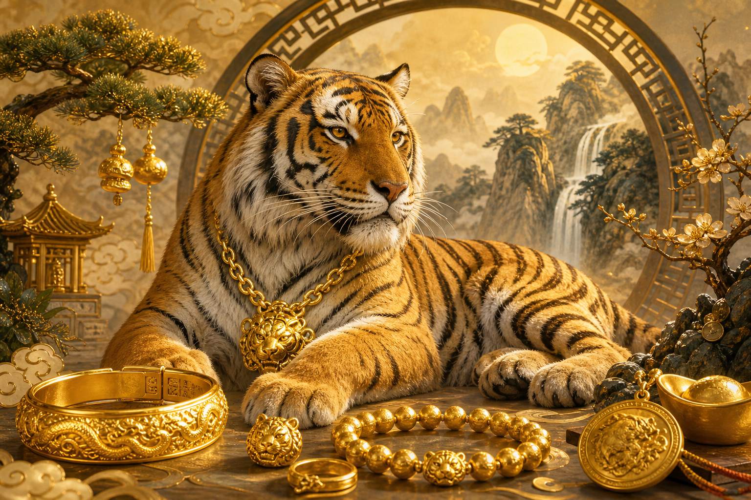 生肖虎男适合戴黄金吗 生肖虎男适合戴黄金吗