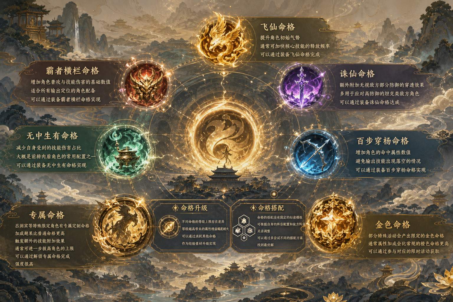 神仙道命格有哪些