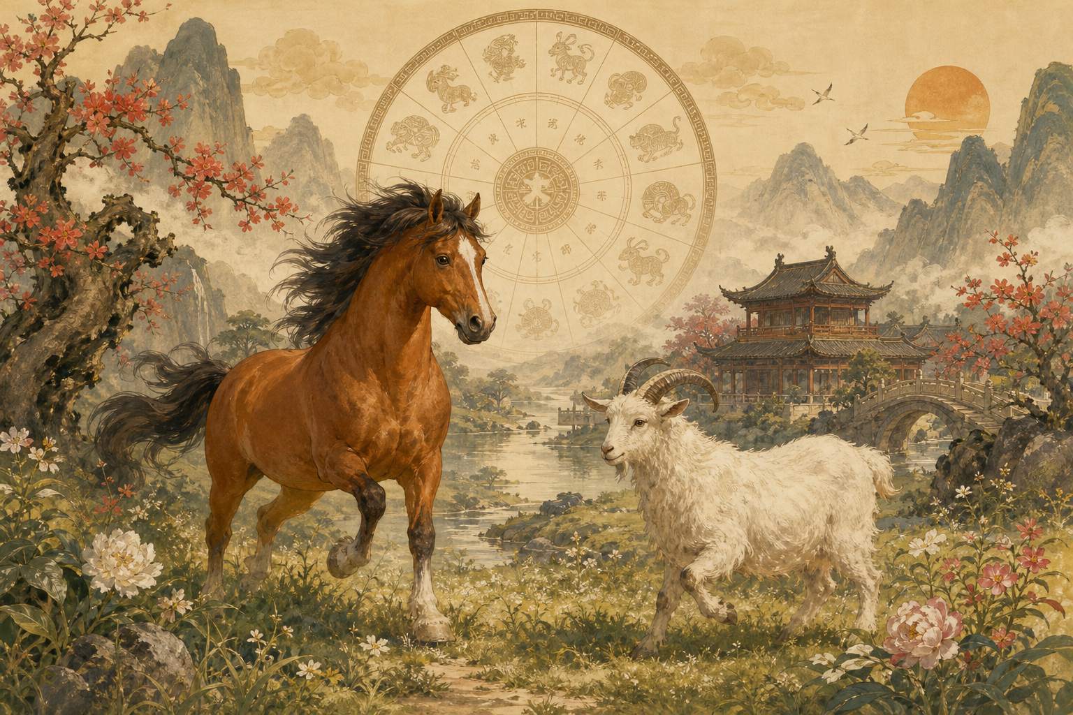属马和属羊相冲吗 属马和属羊相冲吗