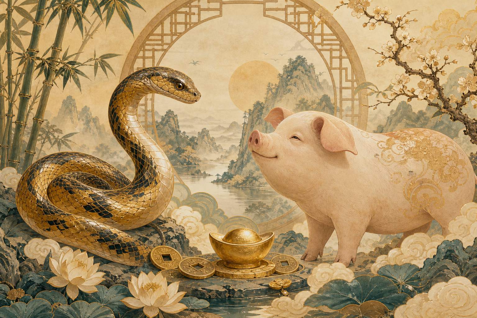 属蛇与属猪合财吗 属蛇与属猪合财吗