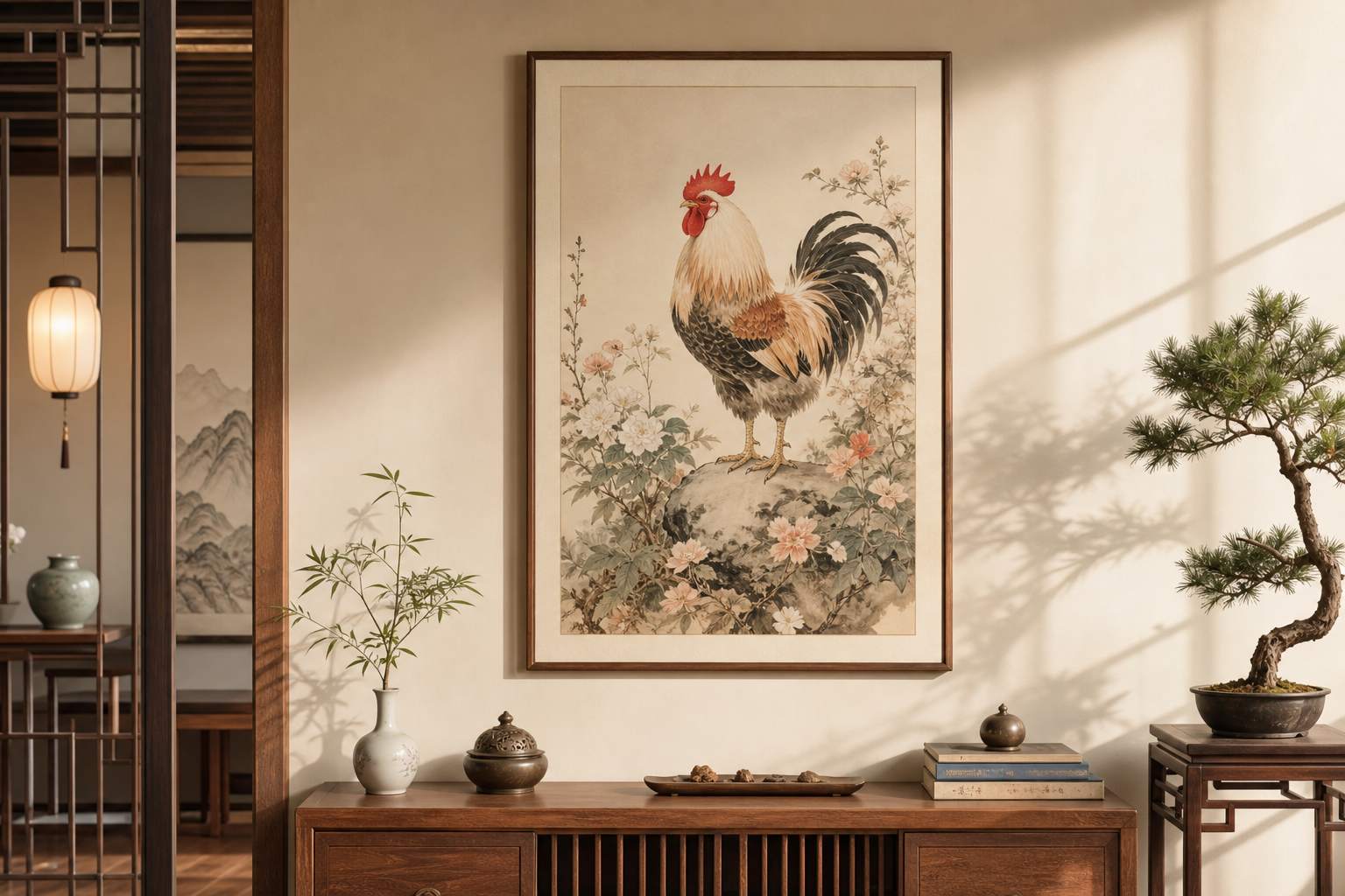 属鸡人家中摆啥画好