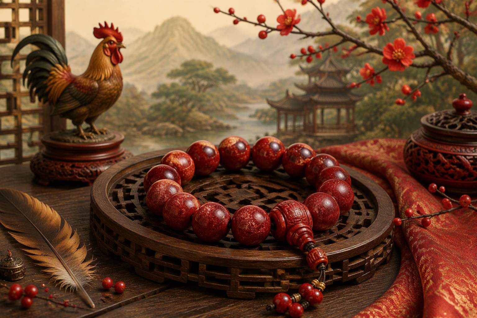属鸡者能戴朱砂珠手串吗 属鸡者能戴朱砂珠手串吗