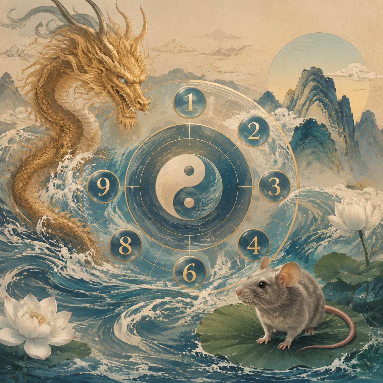 属龙鼠的吉祥数字