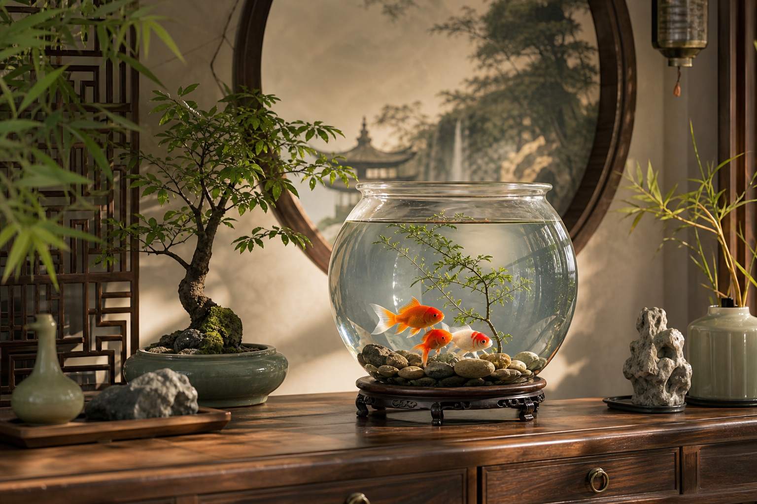家中鱼缸水量过少会影响财气吗